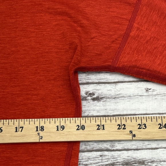 Nike Running Dri Fit 1/4 Zip Long Sleeve Shirt Athletic Thumb Holes Womens M - Picture 4 of 13